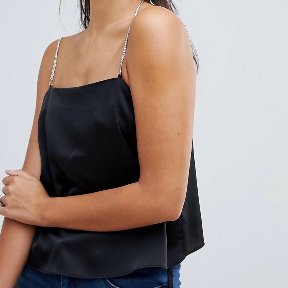 Rhinestone Detail 💎 Strap Cami